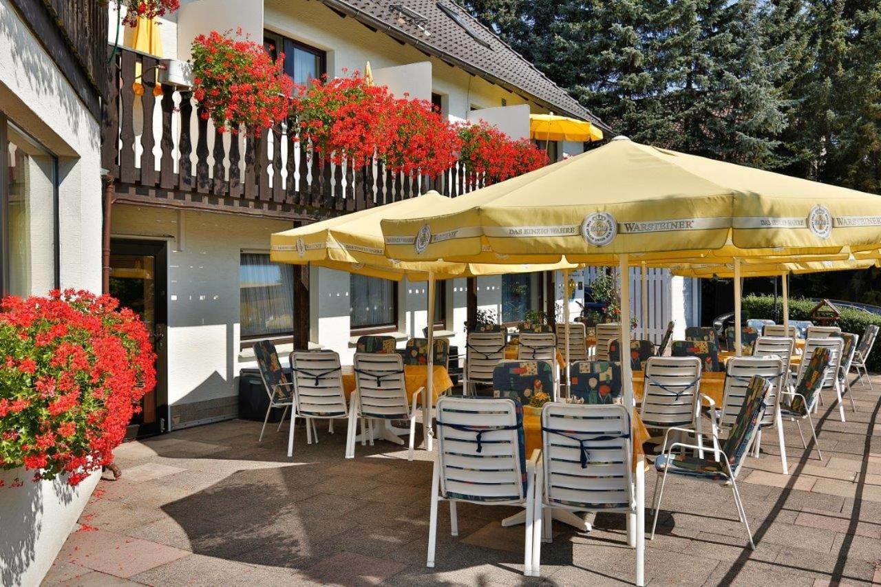 Themen Hotel Terrassen Cafe Bad Münder am Deister Eksteriør billede